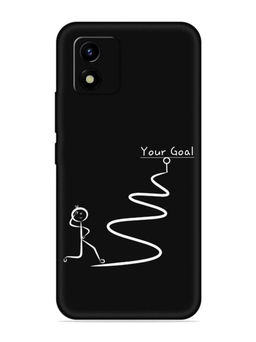 Your Goal Embossed Soft Silicone Case for Vivo Y01 Zapvi