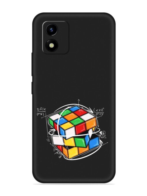 Cubik Vector Embossed Soft Silicone Case for Vivo Y01 Zapvi