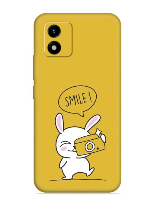 Hey Smile Please Embossed Soft Silicone Case for Vivo Y01A Zapvi