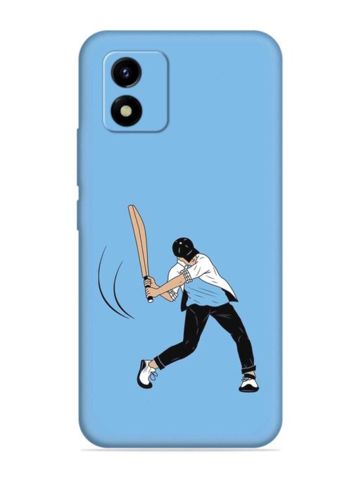 Cricket Gully Boy Embossed Soft Silicone Case for Vivo Y01A