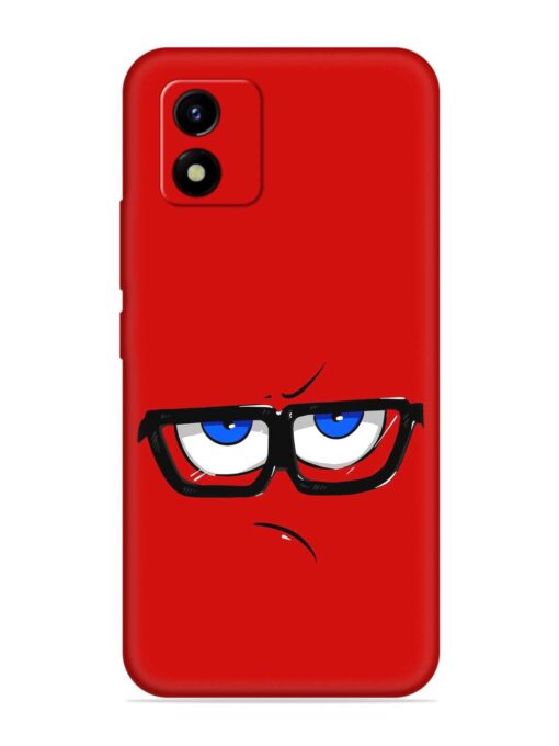 Rad Angry Face Embossed Soft Silicone Case for Vivo Y01A