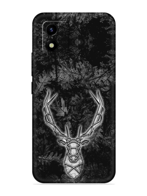 Ancient Deer Embossed Soft Silicone Case for Vivo Y01A Zapvi