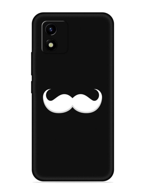 Mustache Vector Embossed Soft Silicone Case for Vivo Y01A