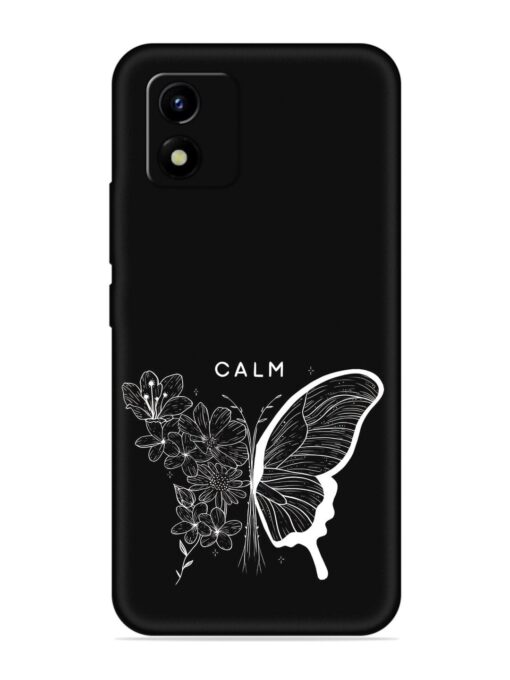 Calm Embossed Soft Silicone Case for Vivo Y01A