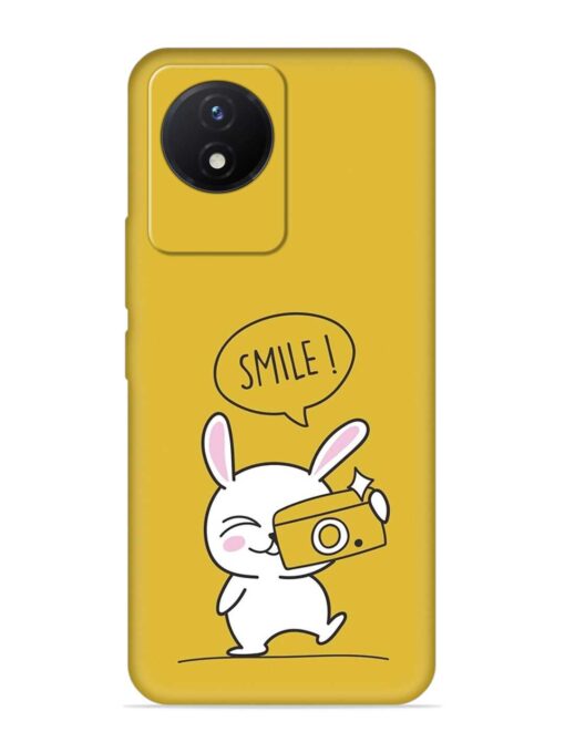 Hey Smile Please Embossed Soft Silicone Case for Vivo Y02