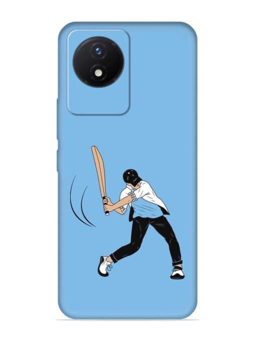 Cricket Gully Boy Embossed Soft Silicone Case for Vivo Y02