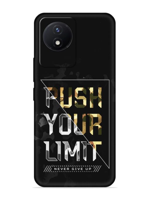 Push Your Limits Embossed Soft Silicone Case for Vivo Y02