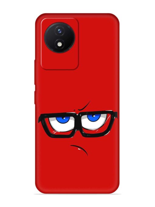 Rad Angry Face Embossed Soft Silicone Case for Vivo Y02