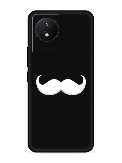 Mustache Vector Embossed Soft Silicone Case for Vivo Y02