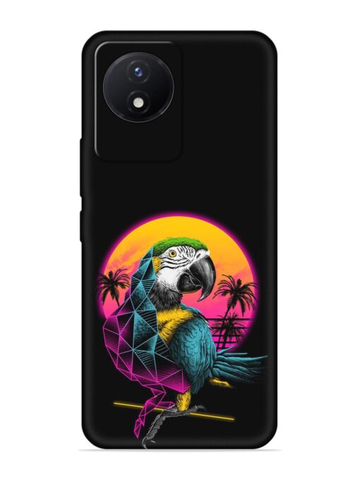 Rad Parrot Embossed Soft Silicone Case for Vivo Y02