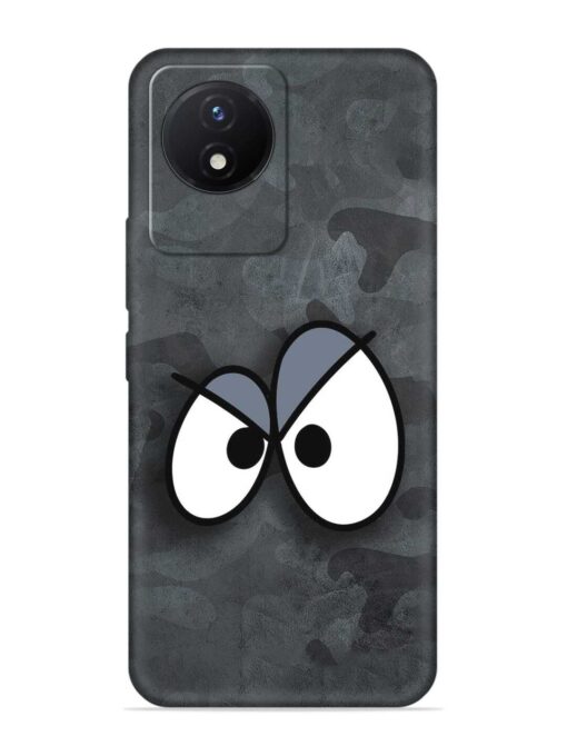 Big Eyes Night Mode Embossed Soft Silicone Case for Vivo Y02T Zapvi