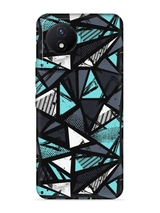 Abstract Seamless Embossed Soft Silicone Case for Vivo Y02T Zapvi