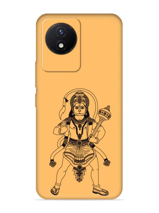 Indian God Hanuman Embossed Soft Silicone Case for Vivo Y02T Zapvi