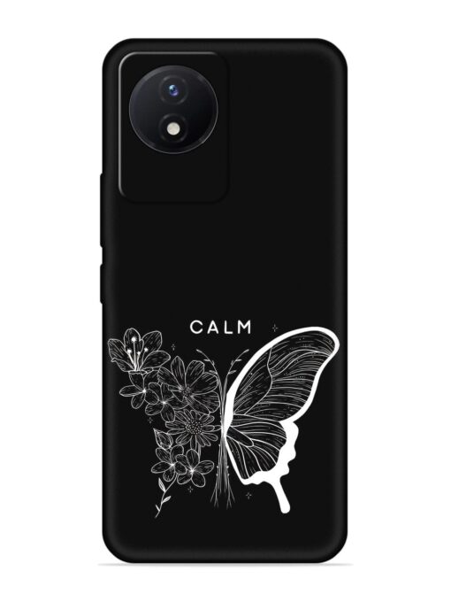 Calm Embossed Soft Silicone Case for Vivo Y02T