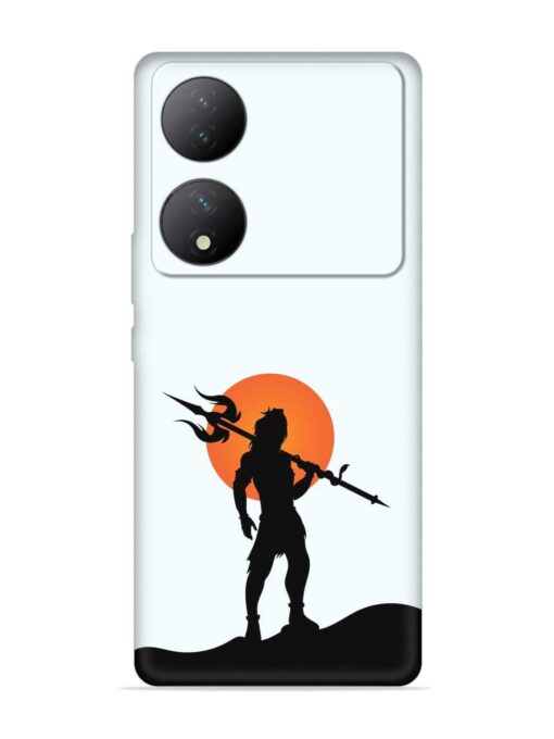 Lord Mahadev Trendy Embossed Soft Silicone Case for Vivo Y100 (5G)