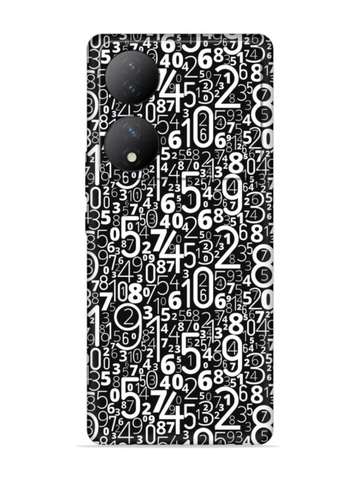 Many Numbers Different Embossed Soft Silicone Case for Vivo Y100 (5G) Zapvi