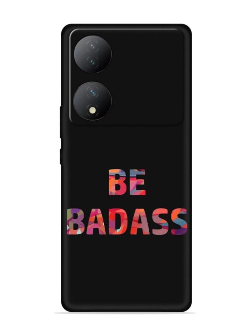 Be Badass Embossed Soft Silicone Case for Vivo Y100 (5G)