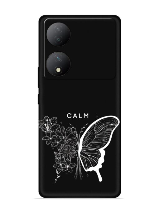 Calm Embossed Soft Silicone Case for Vivo Y100 (5G)