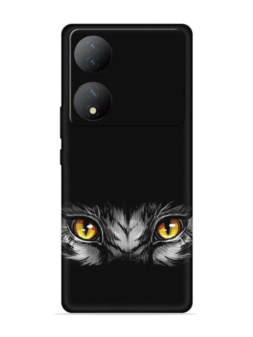 Scary Eye Embossed Soft Silicone Case for Vivo Y100 (5G) Zapvi