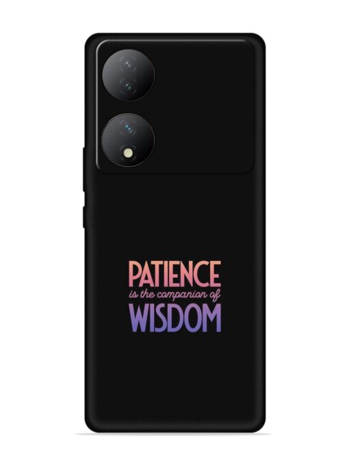 Patience Is The Embossed Soft Silicone Case for Vivo Y100 (5G) Zapvi