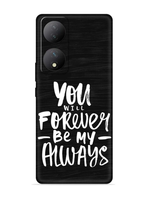 You Will Forever Embossed Soft Silicone Case for Vivo Y100A (5G) Zapvi