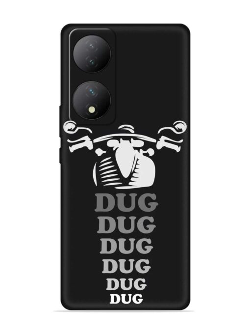 Dug Dug Dug Embossed Soft Silicone Case for Vivo Y100A (5G)