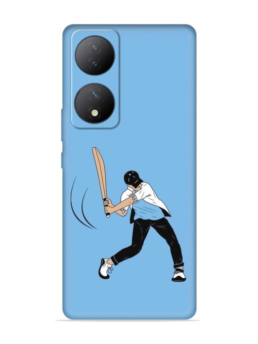 Cricket Gully Boy Embossed Soft Silicone Case for Vivo Y100A (5G)