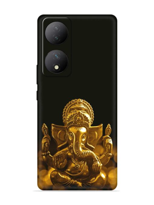 Lord Ganesha Indian Festival Embossed Soft Silicone Case for Vivo Y100A (5G) Zapvi