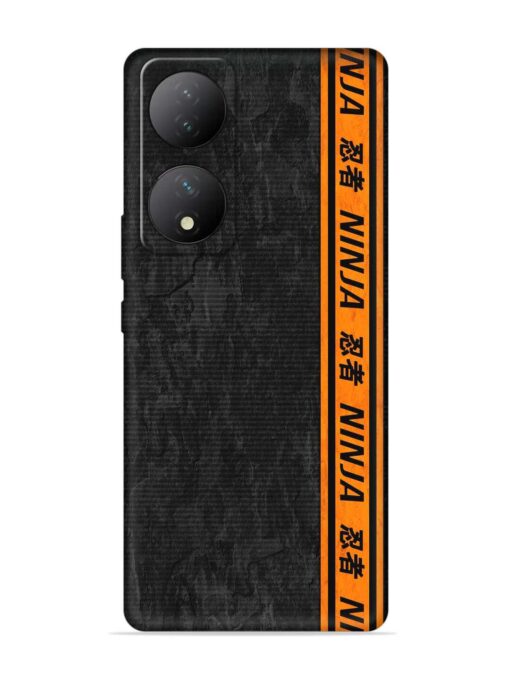 Ninja Srtips Embossed Soft Silicone Case for Vivo Y100A (5G) Zapvi