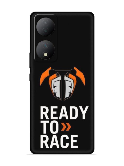 Ready To Race Embossed Soft Silicone Case for Vivo Y100A (5G)