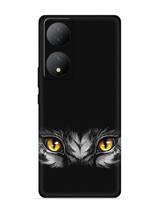 Scary Eye Embossed Soft Silicone Case for Vivo Y100A (5G) Zapvi