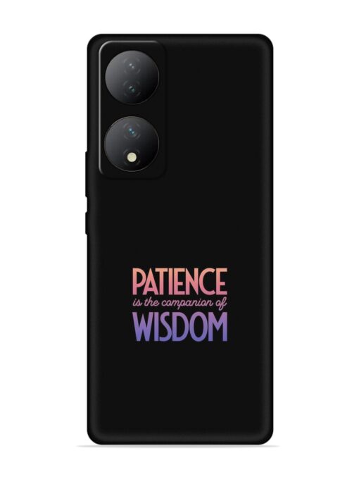 Patience Is The Embossed Soft Silicone Case for Vivo Y100A (5G) Zapvi