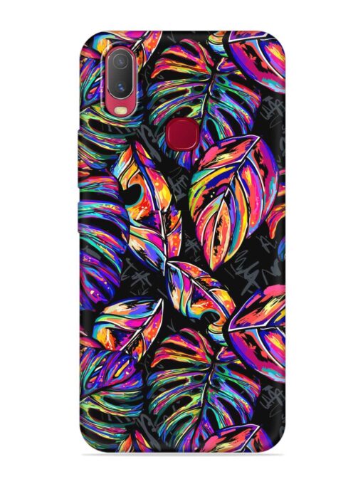 Tropical Seamless Vector Embossed Soft Silicone Case for Vivo Y11 Zapvi