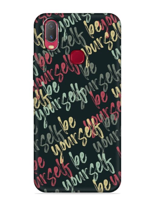 Yourself Seamless Embossed Soft Silicone Case for Vivo Y11 Zapvi