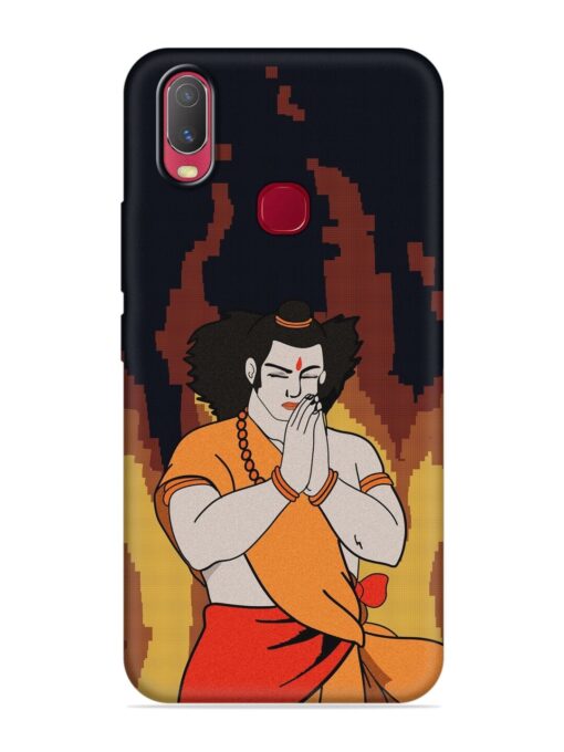 Shree Ram Vector Embossed Soft Silicone Case for Vivo Y11 Zapvi