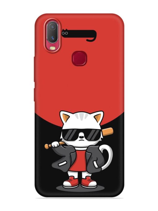 Cool Little Bear Cartoon Embossed Soft Silicone Case for Vivo Y11 Zapvi