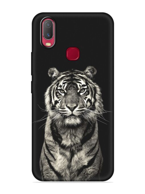 Tiger Art Embossed Soft Silicone Case for Vivo Y11 Zapvi