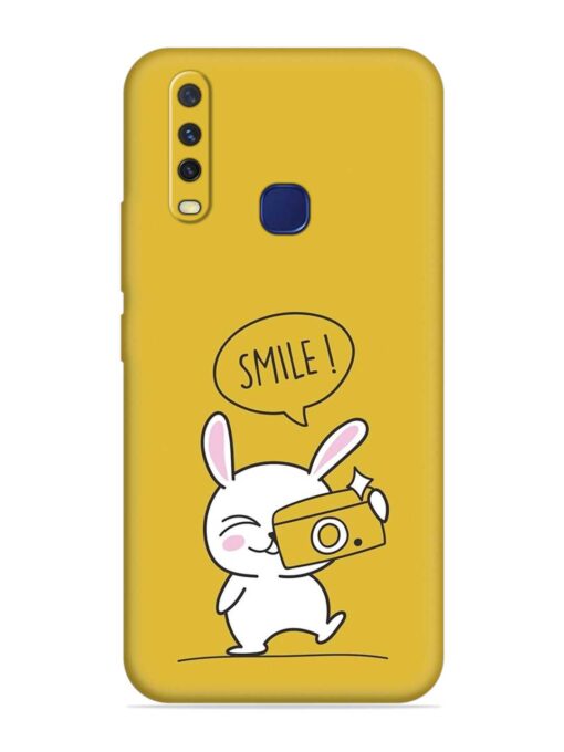 Hey Smile Please Embossed Soft Silicone Case for Vivo Y12 Zapvi