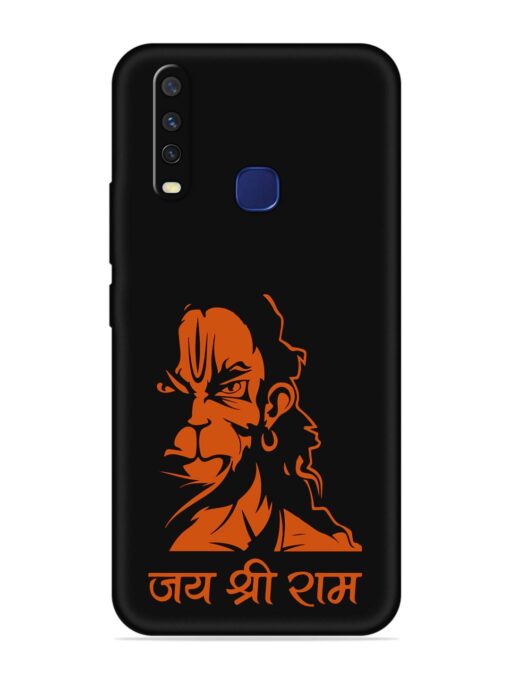 Angry Hanuman Embossed Soft Silicone Case for Vivo Y12 Zapvi