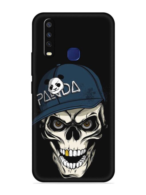 Panda Skull Embossed Soft Silicone Case for Vivo Y12 Zapvi