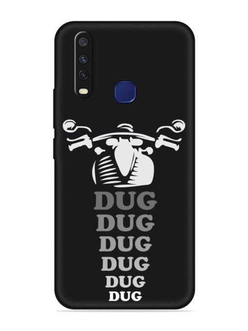 Dug Dug Dug Embossed Soft Silicone Case for Vivo Y12 Zapvi