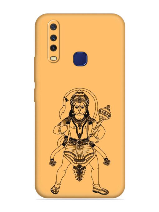 Indian God Hanuman Embossed Soft Silicone Case for Vivo Y12