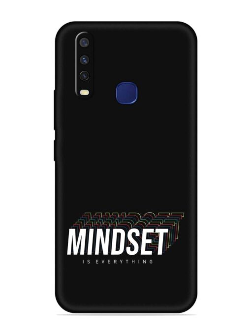 Mindset Everything Slogan Embossed Soft Silicone Case for Vivo Y12