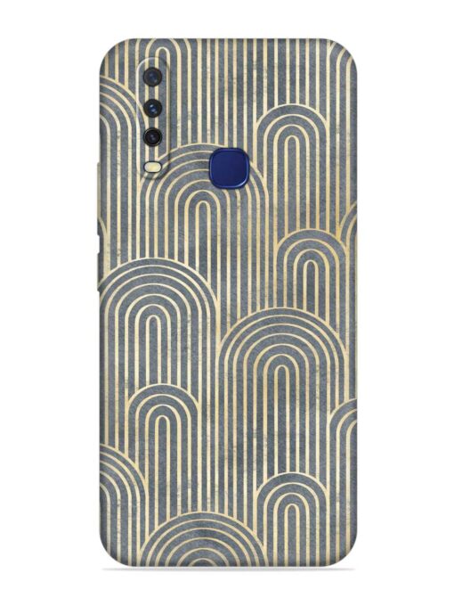 Art Deco Style Embossed Soft Silicone Case for Vivo Y12