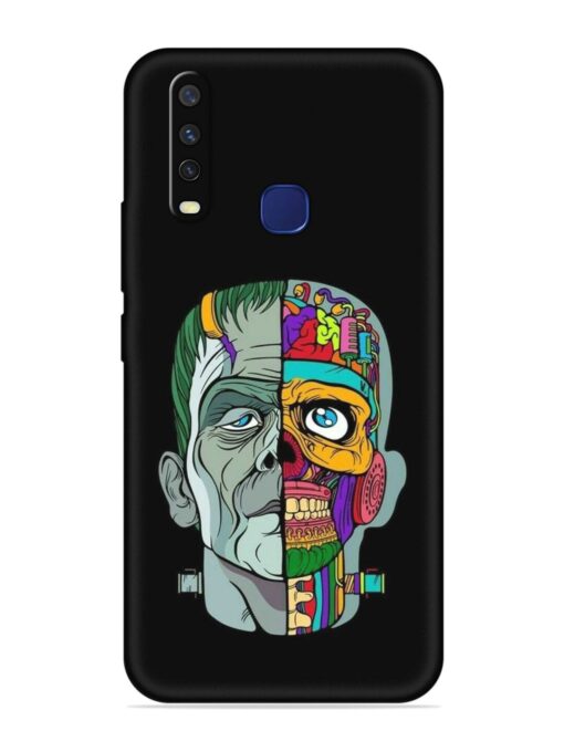 Men Vs Skull Embossed Soft Silicone Case for Vivo Y12 Zapvi