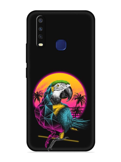 Rad Parrot Embossed Soft Silicone Case for Vivo Y12 Zapvi