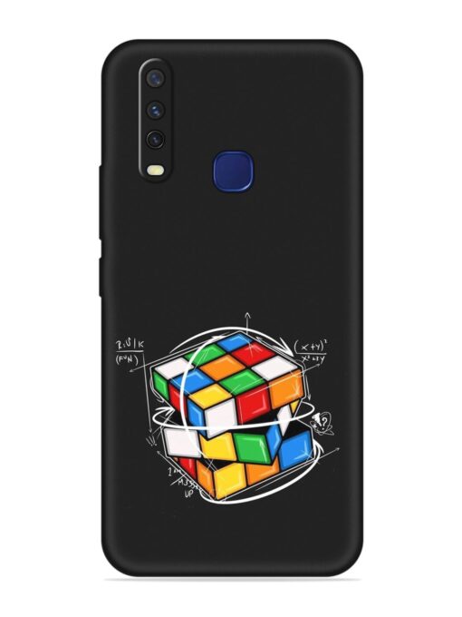 Cubik Vector Embossed Soft Silicone Case for Vivo Y12