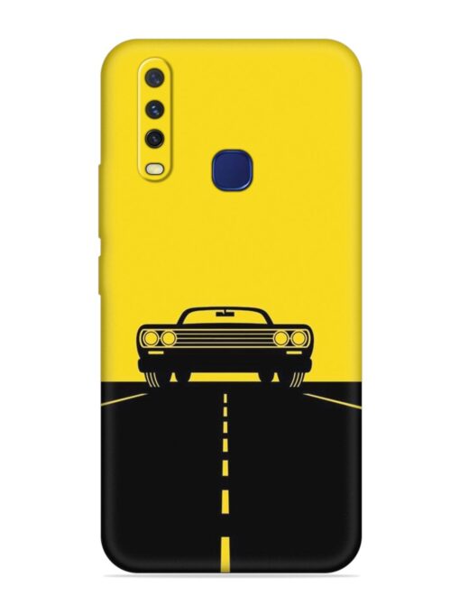 Classic Car Embossed Soft Silicone Case for Vivo Y12 Zapvi