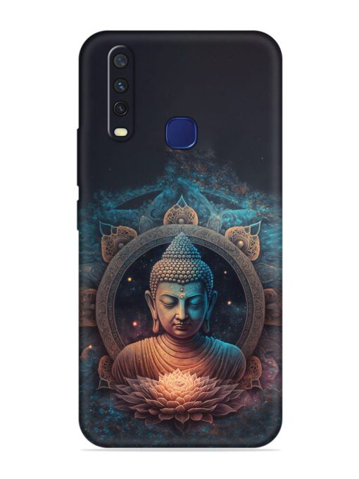 Gautam Buddha Embossed Soft Silicone Case for Vivo Y12