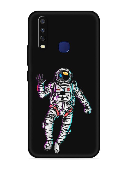 Spaceman Embossed Soft Silicone Case for Vivo Y12 Zapvi